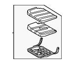 89A10T6500VPH - Body: Cushion Assembly for Genesis: GV80 Image