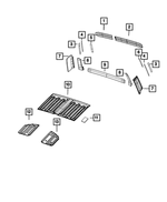 68372532AA - Interior Trim: Retainer for Mopar Image