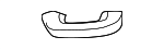 F57Z1031406AAA - Body: Grip Handle for Ford: Explorer, Explorer Sport, Explorer Sport Trac, Ranger Image