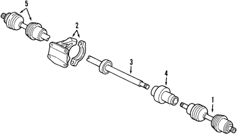 Axle Shafts & Joints for 2006 Volvo S60 #1