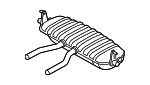 7P6253609AB - Exhaust: Rear Muffler for Volkswagen: Touareg Image