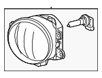 8121002160 - Electrical: Fog Lamp Assembly for Toyota: Corolla, Highlander, RAV4, RAV4 Prime, Tacoma, Tundra Image