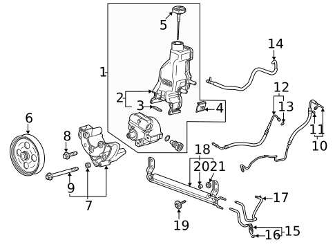 Pump & Hoses for 2023 Chevrolet Silverado 2500 HD #1