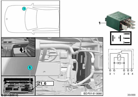 Relay for 2014 BMW Hybrid 5 #2