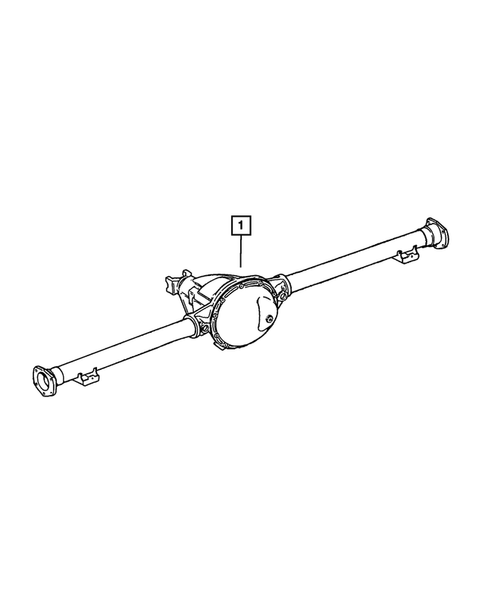 Rear Axle for 2001 Jeep Cherokee #1
