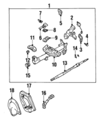 4529133020 - : Tube Assembly Support for Toyota: Tercel Image