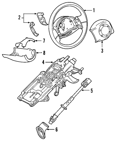 Steering Column for 2005 Mini Cooper #0