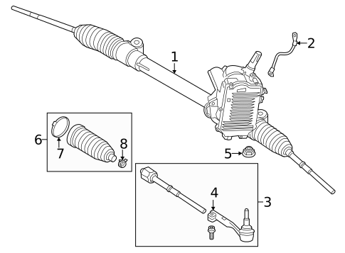 Steering Gear & Linkage for 2014 BMW i3 #0