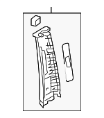 858402E500QS - Body: Upper Center Pillar Trim for Hyundai: Tucson Image