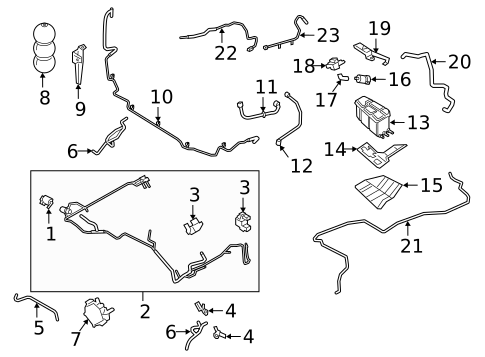 Evaporative System for 2020 Porsche Cayenne #0