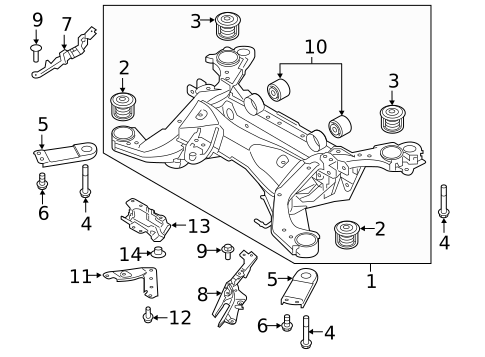 Suspension Mounting for 2023 Volvo XC90 #6