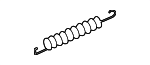 1J0609711A - Brakes: Tension Spring for Volkswagen Image