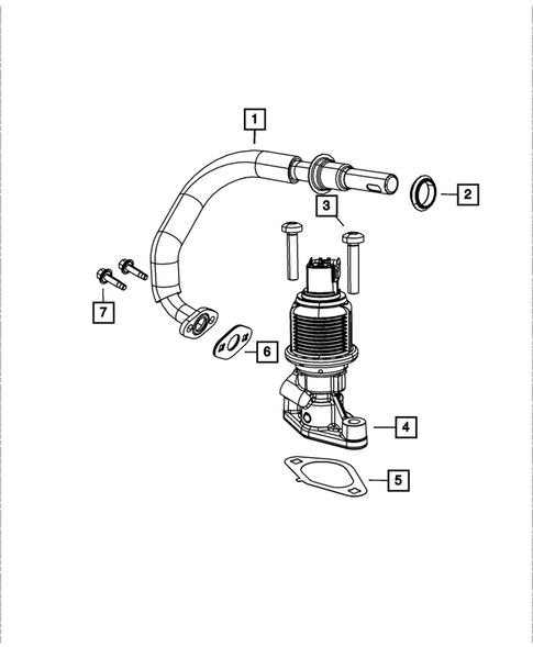 EGR System for 2010 Jeep Commander #0