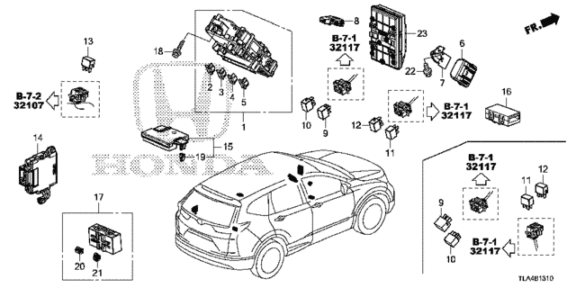 Control Unit (Cabin) (1) for 2019 Honda CR-V #0