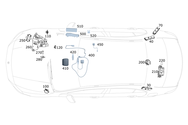 19823909 - Electrical System: Protective Cap for Mercedes-Benz: 180A, 220a, A220, A35 AMG, CLA250, CLA35 AMG, CLA45 AMG, CLA45 AMG S, GLE350, GLE450, GLE450e, GLE53 AMG, GLE580, GLE63 AMG S, S450, S550e, S63 AMG, S65 AMG Image image