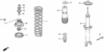 52748SM4014 - Chassis: RUBBER, SPRING SEAT (SHOWA) for Acura Image