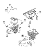 56020664 - Electrical: Battery Positive Wiring, Left Side for Mopar Image