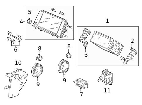Antenna & Radio for 2020 Honda CR-V #1