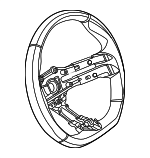 9946016099A84 - Steering: Steering Wheel for Mercedes-Benz Image