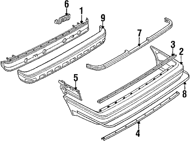 8507032E00 - : Molding for Nissan Image