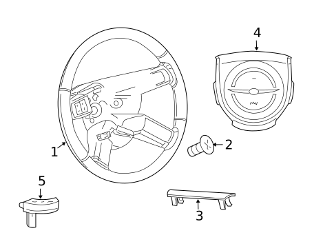 Steering Wheel & Trim for 2007 Chrysler 300 #0
