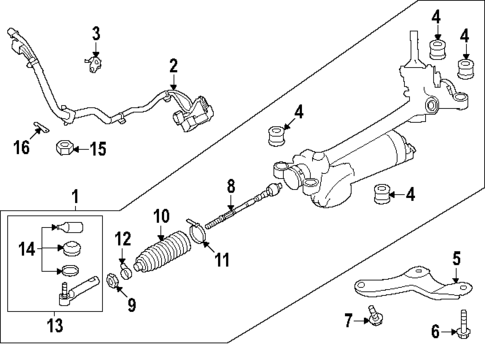Steering Gear & Linkage for 2025 Subaru Forester #0