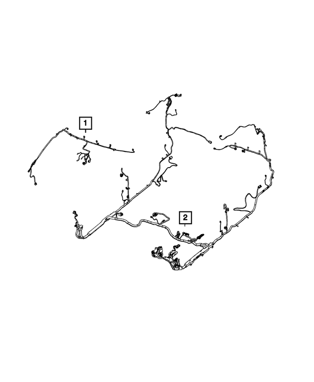 68438667AA - : Header Wiring for Mopar Image