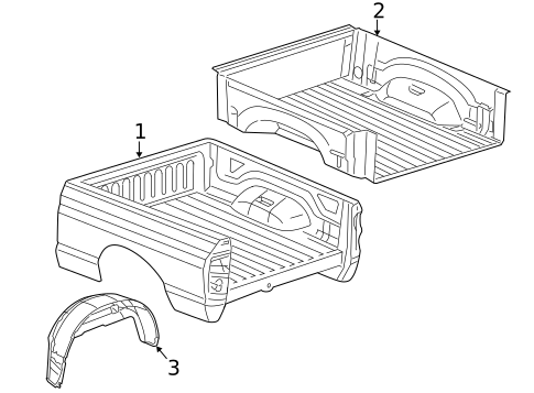 Box Assembly for 2010 Dodge Ram 3500 #0
