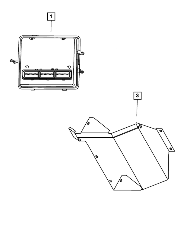 5029712AA - Electrical: Engine Controller Module for Mopar Image image