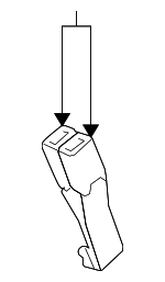 UX561DVAC - Electrical: Buckle End for Chrysler: 300 | Dodge: Magnum Image
