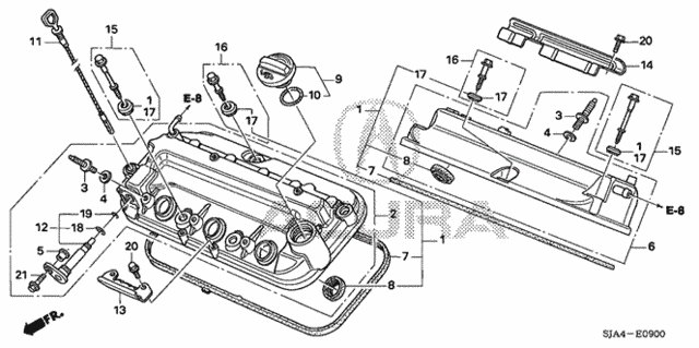 Cylinder Head Cover (1) for 2006 Acura RL #0