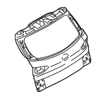 60809XA02A9P - Body: Lift Gate for Subaru Image