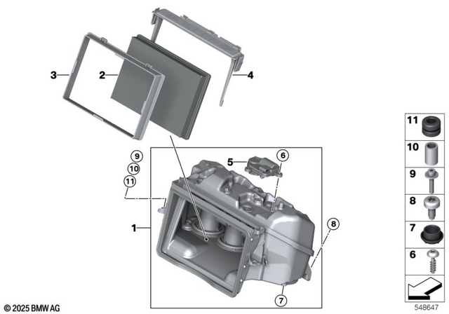 13725B6B170 - : Air Filter Element for BMW-Motorrad Image