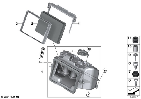 Intake Muffler for 2026 BMW-Motorrad M 1000 RR #0