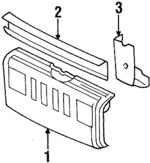 91150109904GRV - Body: Front Panel for Porsche: 911 Image