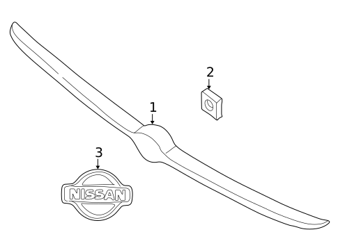 Exterior Trim - Front Bumper for 1998 Nissan Altima #0