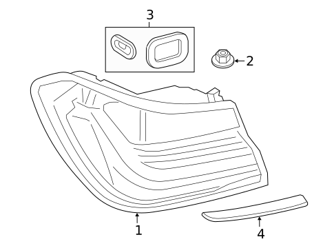 Tail Lamps for 2016 BMW 740i #0