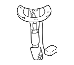 1511165D00 - Fuel System: Fuel Pump Gasket for Suzuki: Grand Vitara, Vitara Image
