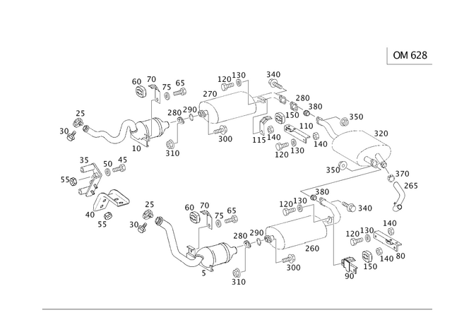 1264920345 - Exhaust System: Flange for Mercedes-Benz: G550 Image image
