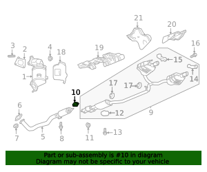 2017-2026 GM Exhaust System Intermediate Gasket 23161602 GM ...