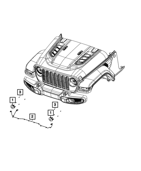 Lamps, Interior and Exterior for 2021 Jeep Gladiator #24