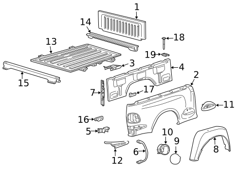 Front & Side Panels for 2008 Ford F-150 #1