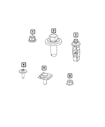 6513036AA - Electrical: Retainer Bolt for Mopar Image