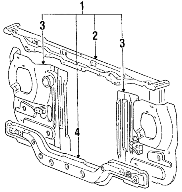 MR179661 - Cooling System: Radiator Support for Mopar Image