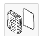 452803D900 - Engine: Cover for Hyundai: Sonata Image