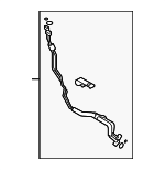 LR029190 - HVAC: 2005-2009 Land Rover LR3 - Front AC Line for Land Rover: LR3 Image