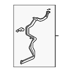 LR029189 - HVAC: 2005-2009 Land Rover LR3 - Rear AC Line for Land Rover: LR3 Image