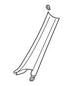 6221024060E0 - : Windshield Pillar Trim for Lexus: SC430 Image