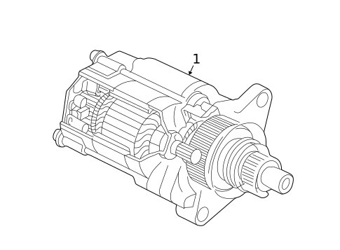 Starter & Related Components for 2001 Honda Accord #0