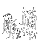 6KG191L8AA - : Front Outer Seat Belt, Right for Mopar Image